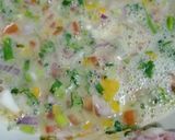 A picture of step 4 of Omelette sandwich.