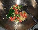 A picture of step 5 of Sautéed Tempe Mixed With Anchovies.