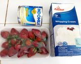 Foto langkah ke 1 dari resep Es Cream Strawbery.