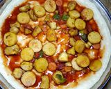 A picture of step 4 of Deep Pan Pizza.