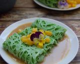 Foto langkah ke 6 dari resep Roti Jala Pandan.