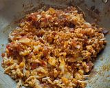 A picture of step 3 of Egg Kheema.