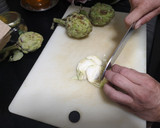 Foto del paso 2 de la receta: Chips de alcachofas