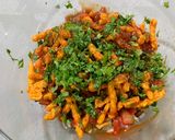 A picture of step 6 of Kurkuray ki chatpati chaat.