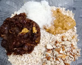A picture of step 3 of Dates and oats energy bar.