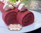 Foto langkah ke 7 dari resep Bolu Gulung Red Velvet (3 telur).