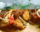 Hình bước làm 4 của món Canh khoai mỡ nấu tôm