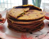 मेथी पराठे (पनीर चीज स्टफ) (methi paratha recipe in marathi) रेसिपी स्टेप 4 फोटो 