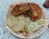 A picture of step 5 of Tawa masala paneer burgar.