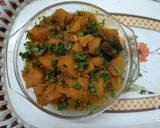 A picture of step 5 of Kaddu  Sabji.