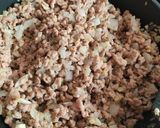 Foto del paso 1 de la receta: Triángulos de carne y queso con masa filo