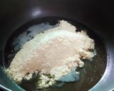 A picture of step 2 of Besan ladoo.