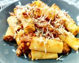 Foto del paso 8 de la receta: Rigatoni con carne picada sabor chorizo en salsa de tomate