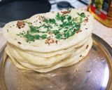 A picture of step 5 of Kulcha Naan/ Indian flat bread.