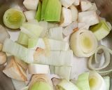 A picture of step 1 of Lentil and Vegetable Soup.