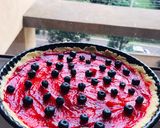 A picture of step 5 of Budget Blueberry Crumble Tart.