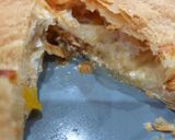 Foto del paso 3 de la receta Empanada 🥟 de requesón, pollo🍗, pimiento y queso Camembert🧀