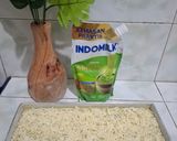 Foto langkah ke 7 dari resep Proll Tape Keju Matcha Panggang🍵🧀.
