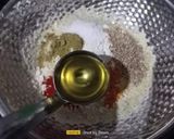 A picture of step 2 of Moong Beans Masala Khakhra.