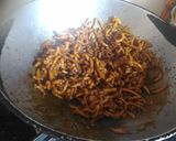 A picture of step 2 of Sev gur ke ladoo.