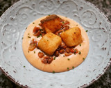 Foto del paso 7 de la receta: Bacalao a la andaluza con cremoso de revolconas y rovellons