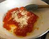A picture of step 4 of Papaiya Halva.