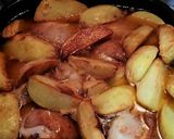 Csirkecomb krumplival Israeli módra 🥔 🐔 recept fázis 4 fotója