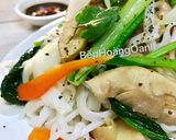 Hình bước làm 3 của món Phở Xào Gà