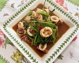 Gambar langkah 5 resipi 👩‍🍳Sotong Tumis Kangkung.