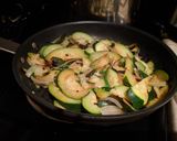 A picture of step 3 of Pan-fried Zucchini Gratin.