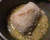 A picture of step 2 of Pork loin with mushroom sauce.