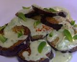 Foto del paso 5 de la receta Berenjena con salsa de yogurt y aguacate