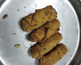 A picture of step 10 of Fried Wrapped Halwa.