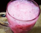 A picture of step 3 of Milk rooh afza.