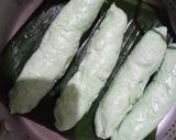 Foto langkah ke 4 dari resep Es Pisang Hijau Topping Es Krim.