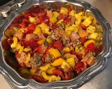 Une image de l'étape 7 de Saumon aux deux poivrons (recette plancha).