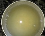 A picture of step 2 of Lemon sarbet.
