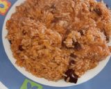 Foto del paso 6 de la receta: Arroz con calamares en salsa americana en olla GM