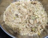 A picture of step 3 of Fig walnut halwa.