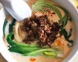 A picture of step 7 of Authentic Spicy Soy Milk Udon (Dan Dan Udon) – Husband’s Favorite.