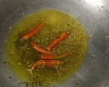 A picture of step 4 of Punjabi kadhi pakode.