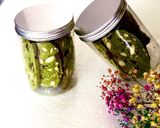 Hình bước làm 8 của món Biscotti trà xanh nguyên cám
