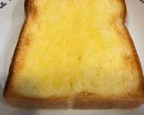 A picture of step 2 of Honey Ham Toast.