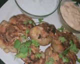 A picture of step 5 of Chicken cheese smashed potatoes.