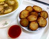 Baked potato with peshawri chicken soup recipe step 7 photo