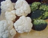 Foto del paso 1 de la receta: Horneado de coliflor y brécol