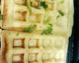 A picture of step 6 of POTATO WAFFLES   #cookwithtehmina.