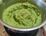 A picture of step 1 of Green Gram halwa.