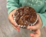 A picture of step 8 of Brownie cup cakes.