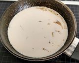 Foto del paso 7 de la receta: Espaguetis con setas y salsa de nata con soja texturizada